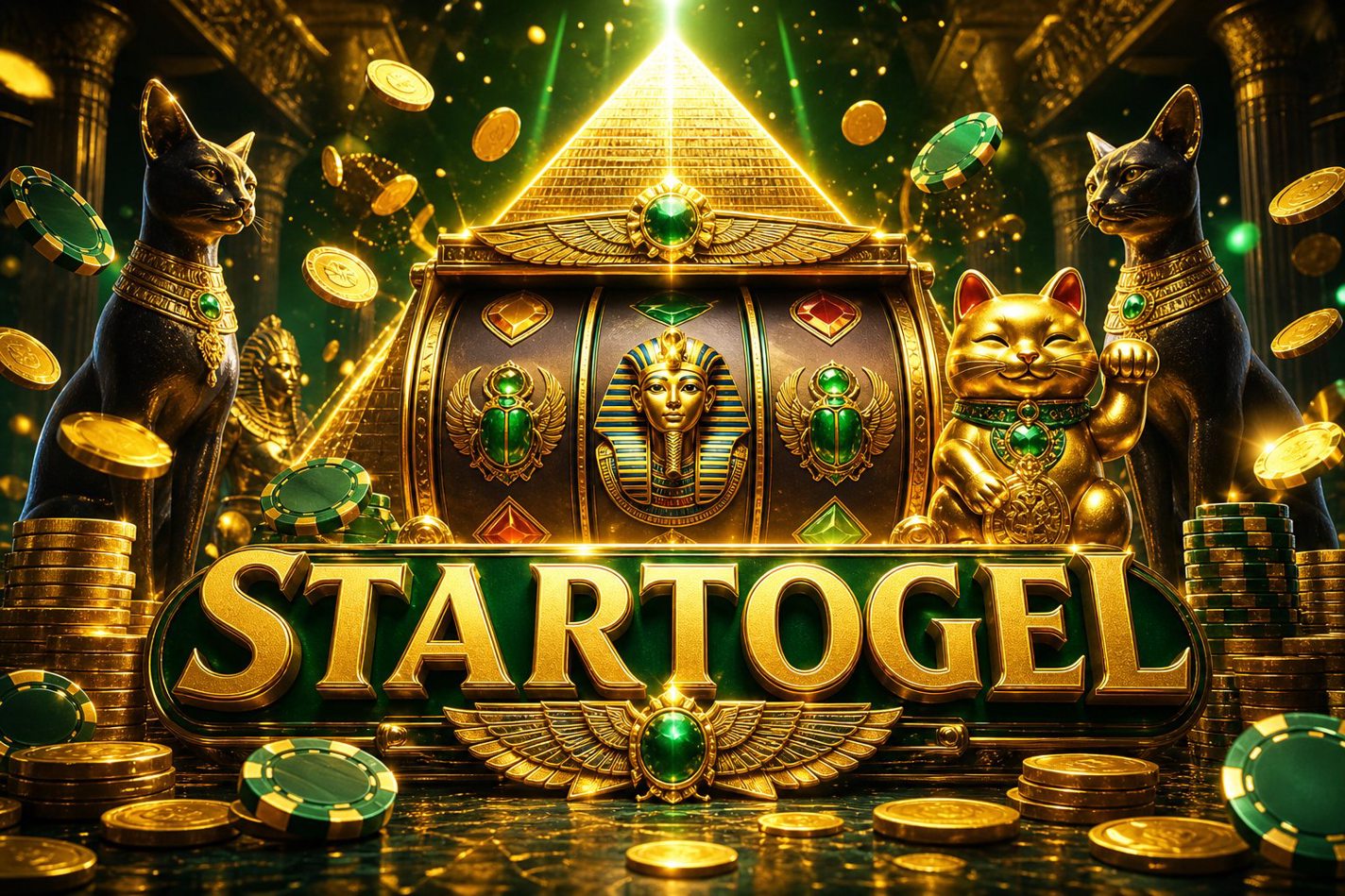 Tampilan halaman utama STARTOGEL dengan menu pendaftaran dan informasi promo 2026